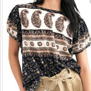 Free People Paisley Top